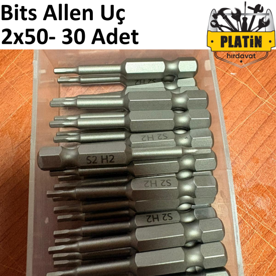 PHT Allen Bits Uç Hex 2mm X 50mm ( 30 Adet ) PLT2800806 
