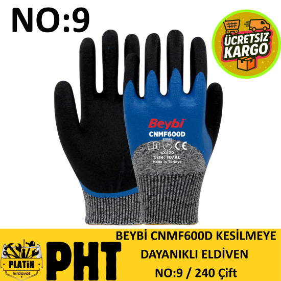 Beybi Kesilmeye Dayanıklı Eldiven No:9 ( 240 Çift ) CNMF600D