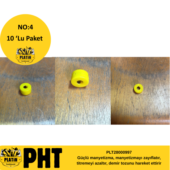 Apex No:4 Bits Tutucu Mıknatıs Halkası SarıTornavida Ucu Mıknatısı plt28000997