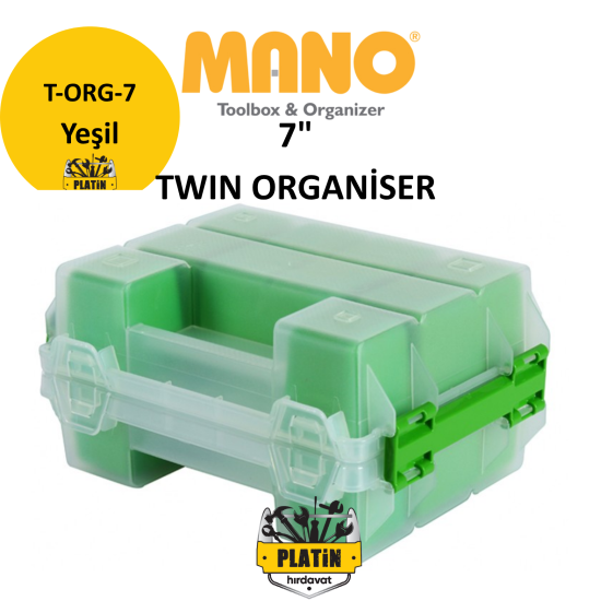 Mano 7" Twın Organiser T-ORG-7 ( Yeşil )