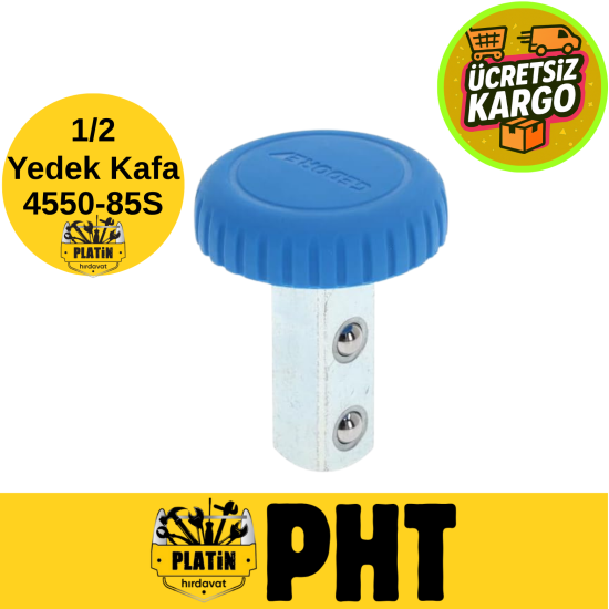 Gedore Cırcır Kolu Yedek Kafa 4550-85S Mantar kafa 1/2" 7079370 4550-85S