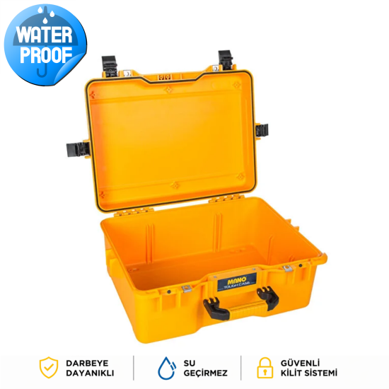 Mano Mtc 360 Profesyonel Kırılmaz Takım Çantası, Polipropilen Sarı Renk ( Boş )