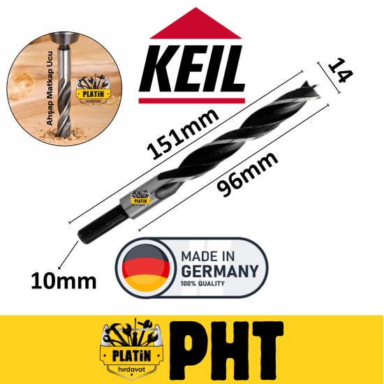 Keıl Ahşap Matkap Ucu 14mm x 151mm 180 000 140