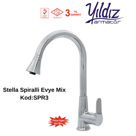 Yıldız SPR3 Stella Spiralli Evye Mix