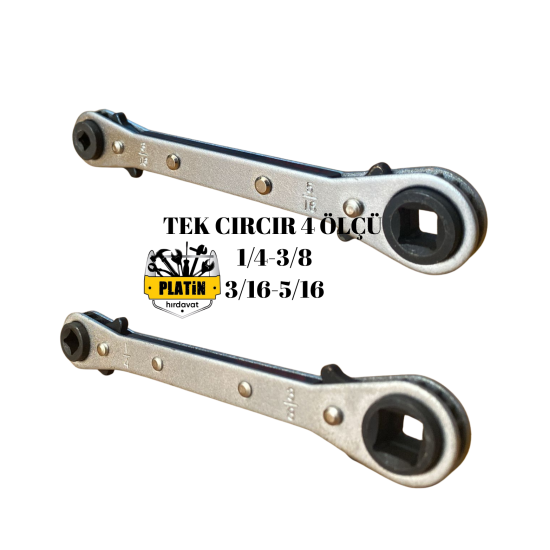 PHT Cırcır Anahtar Vana Anahtarı CT-122 3/16-5/16 X 1/4-3/8