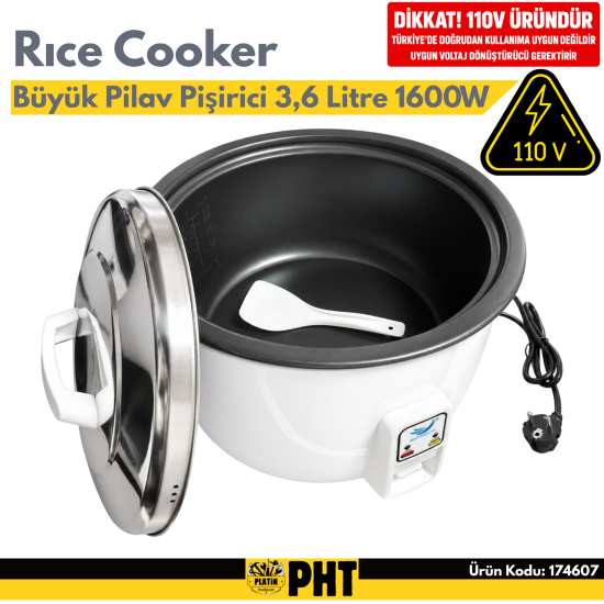 Impa 174607 Rıce Cooker 110V Pilav Pişirici 3,6 Litre