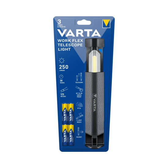Varta Work Flex Telescope Lıght Fener 18646