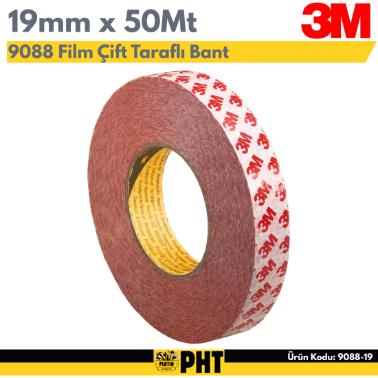 3m Film Çift Taraflı Bant 9088 19mm x 50Mt