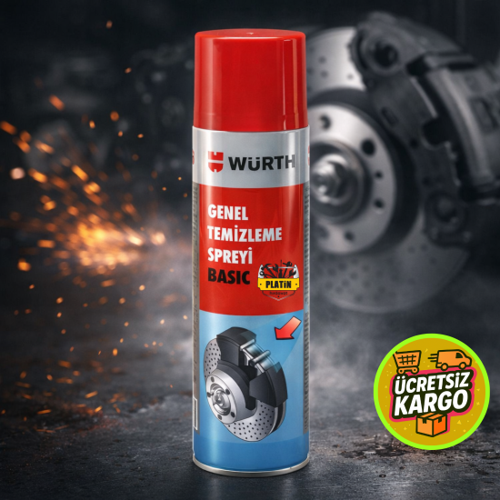 Würth Fren Balata Spreyi, Genel Temizleyici Basic 500ml ( 10 Adet ) 0890108737  