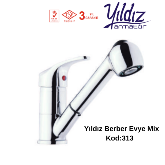 Yıldız Berber Evye Mix Kod:313  