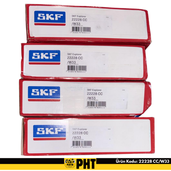 SKF 22228 CC/W33 Oynak Makaralı Rulman 140x250x68 mm
