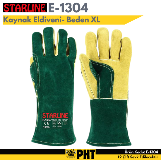 Starline E-1304 Kaynak Eldiveni 10/XL - 35cm