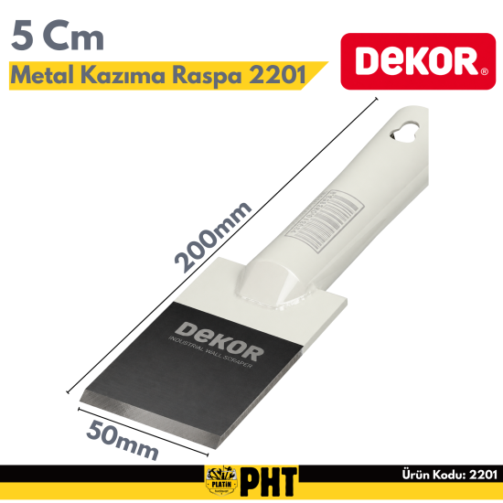 Dekor Metal Kazıma Raspa 5 Cm 2201