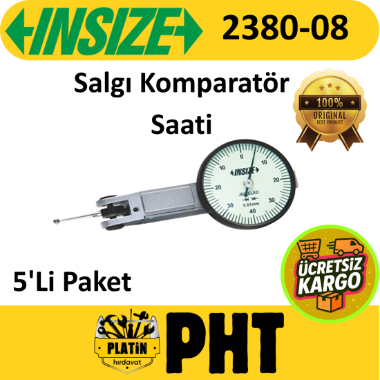 Insize 2380-08 Salgı Komparatör Saati ( 5 Adet )