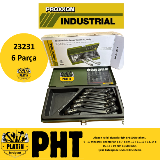 Proxxon 23231 Cırcır Anahtar Takımı