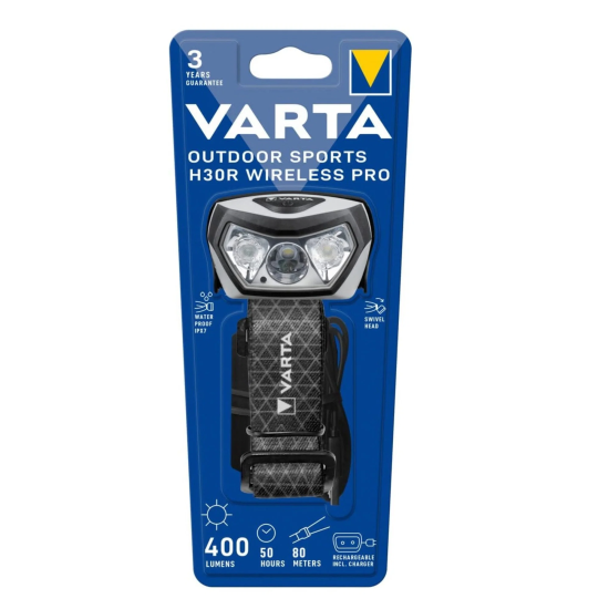Varta Led Wıreless Kafa Feneri H30R ŞARJLI 18650