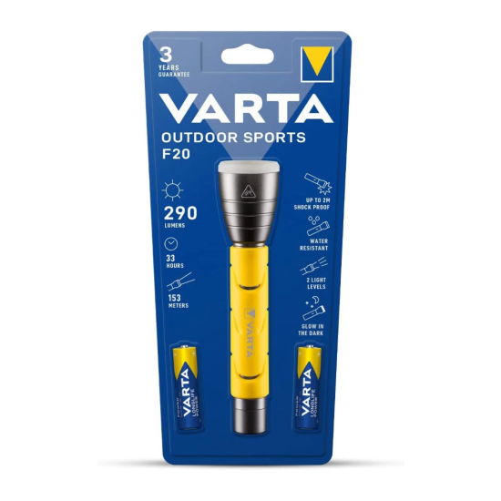 Varta Led Outdoor Sports Fener 2AA 18628