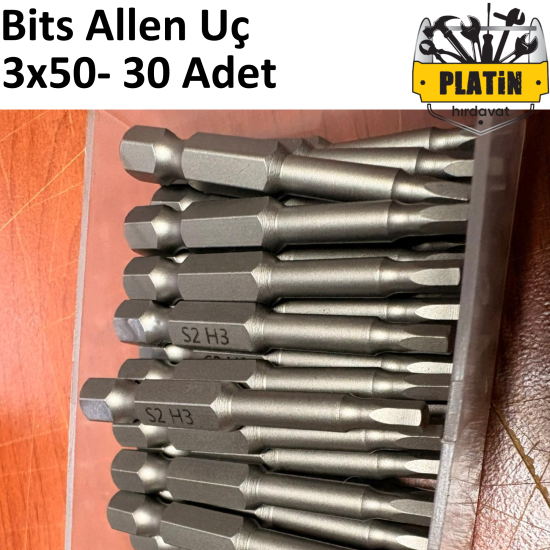 PHT Allen Bits Uç Hex 3mm X 50mm ( 30 Adet ) PLT2800808