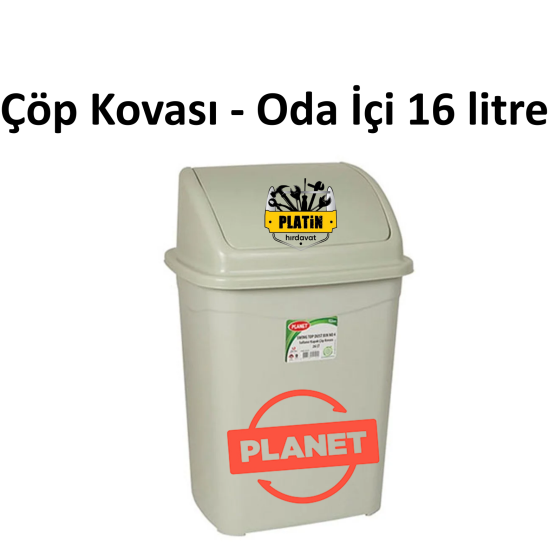 Planet 16lt Çöp Kovası - Oda İçi 