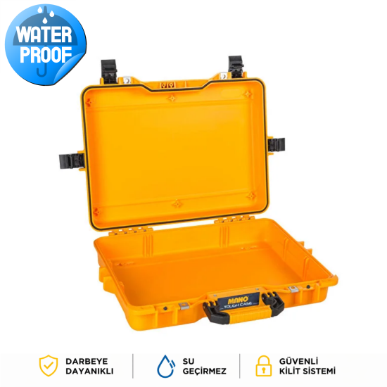 Mano Mtc 300 Profesyonel Kırılmaz Takım Çantası, Polipropilen Sarı Renk ( Boş )