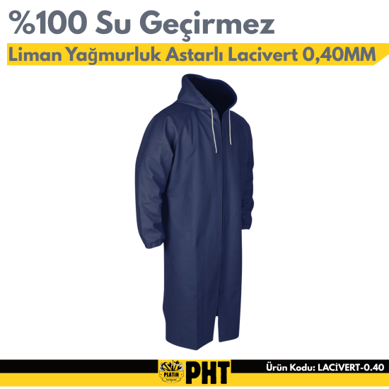 Liman Yağmurluk Astarlı Lacivert 0,40MM