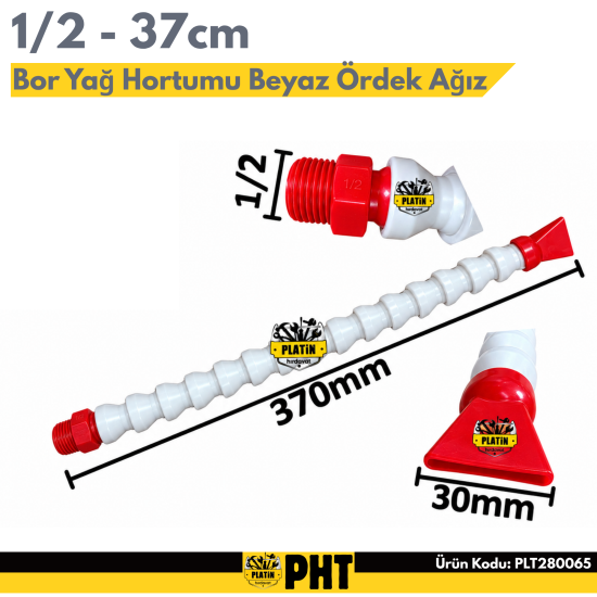 Bor Yağ Hortumu Ördek Ağız 1/2 Cnc Hortumu plt280065