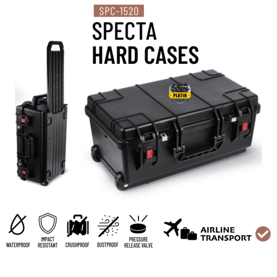 Specta Hard Cases SPC-1520 Orta Boy Tekerlekli Taşıma Çantası 