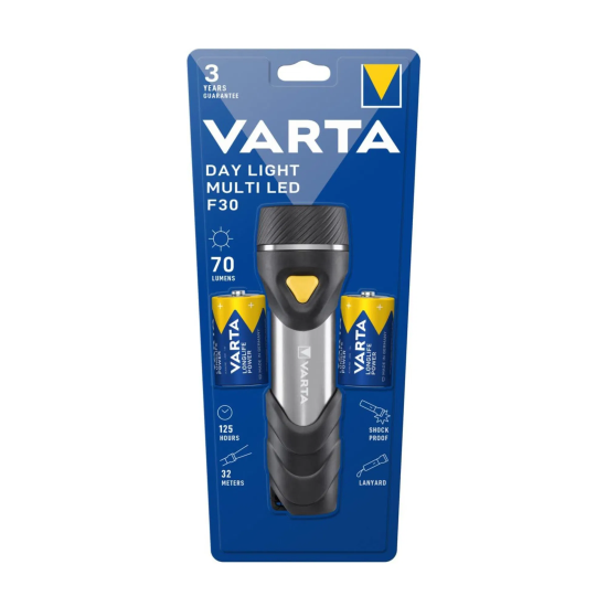 Varta Day Lıght Multı Led Fener F30 2xD 17612