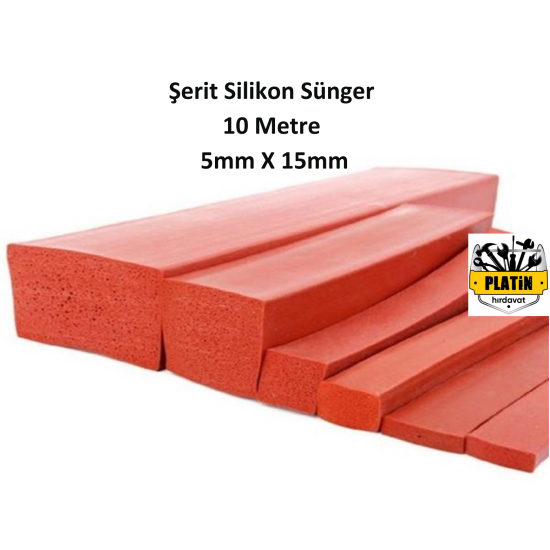 Pht Silikon Sünger Şerit 5x15 MM 10 Metre plt28000521