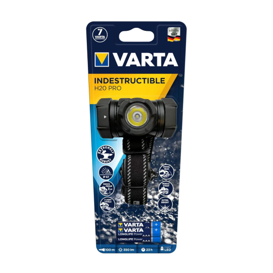 Varta Indestructıble Kafa Feneri H20 PRO 17732