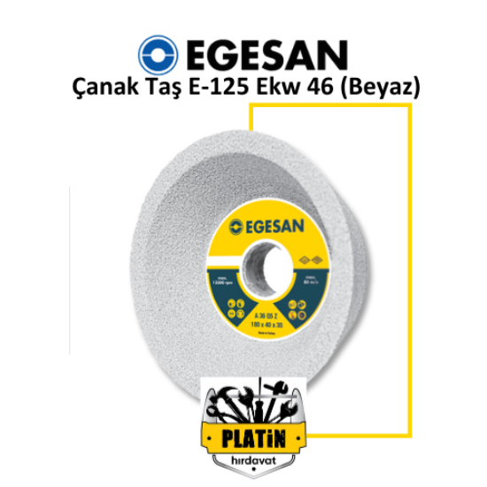 Egesan Çanak Taş E-125 Ekw 46 (Beyaz) EKW 46 K 6 V 8697442724858