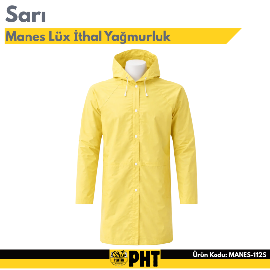 Manes Lüx İthal Yağmurluk Sarı