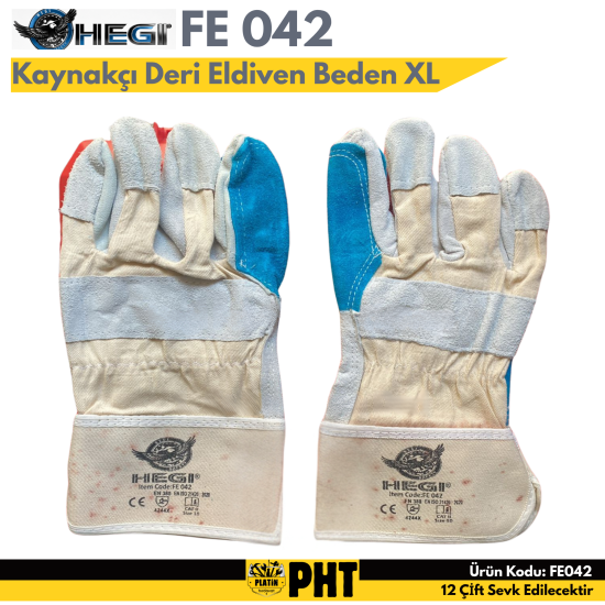 Hegi Fe042 Deri Eldiven No:10 EN388 4244X, EN ISO 21420