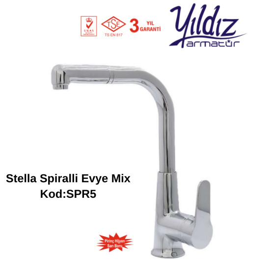 Yıldız SPR5 Stella Spiralli Evye Mix