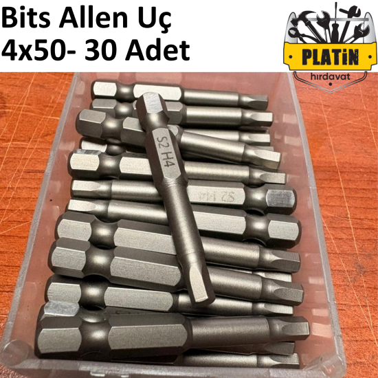 PHT Allen Bits Uç Hex 4mm X 50mm ( 30 Adet ) PLT2800809