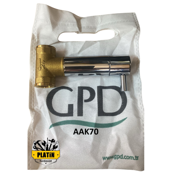 Gpd Espina Ankastre Ara Kesme Vanası Krom AAK70 