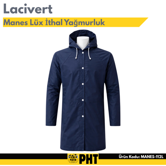 Manes Lüx İthal Yağmurluk Lacivert 