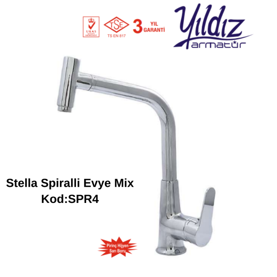 Yıldız SPR4 Stella Spiralli Evye Mix