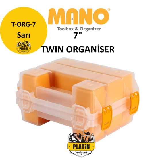 Mano 7" Twın Organiser T-ORG-7 ( Sarı )