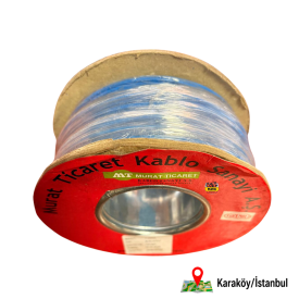 Murat 1 Mm Tesisat Kablosu Kalaylı Mavi 100 Metre PLT2800894