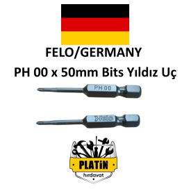 Felo Yıldız Uç Bits Ph 00x50 İnce Uç 8004106 10'lu Paket 