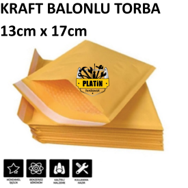 PHT Kraft Balonlu Torba 13x17 Cm plt28000930

