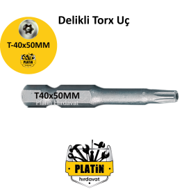 PHT Delikli Torx Bits Uç T40x50mm plt280022
