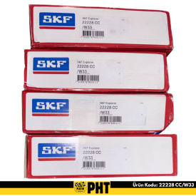 SKF 22228 CC/W33 Oynak Makaralı Rulman 140x250x68 mm