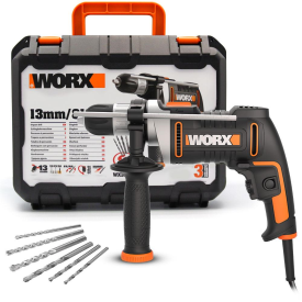 
WORX WX328 810Watt 13mm Profesyonel Darbeli Matkap + 6 Adet Uç
