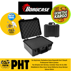 Börü Case Profesyonel Çanta Su Geçirmez Kırılmaya Dayanıklı Water Poorf Hard Case No:2 plt110 Küçük Boy 

