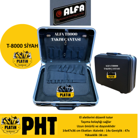 Alfa T8000 ABS Elektrikçi, Servis Alet ve Takım Çantası
