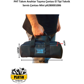 PHT Takım Anahtar Taşıma Çantası El Tipi Teknik Servis Çantası Mini plt280001006
