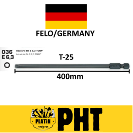 Felo Bits Torx Uç Uzun T25x400MM 8008525
