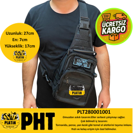 PHT PLATİN HIRDAVAT Teknisyen Çantası Omuz Askılı Mekanikci Elektirkçi Çantası Su Geçirmez plt280001001